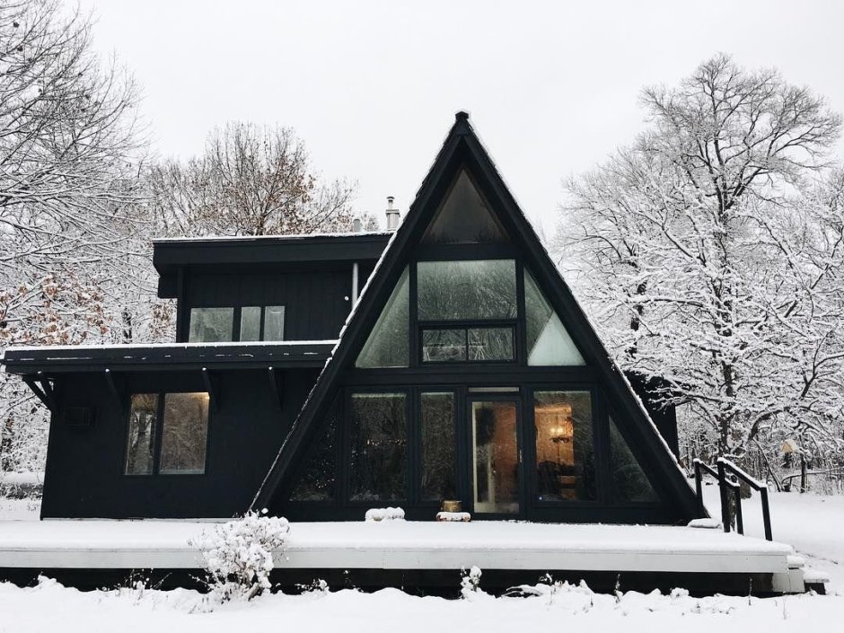 Дом a-frame (дом шалаш)