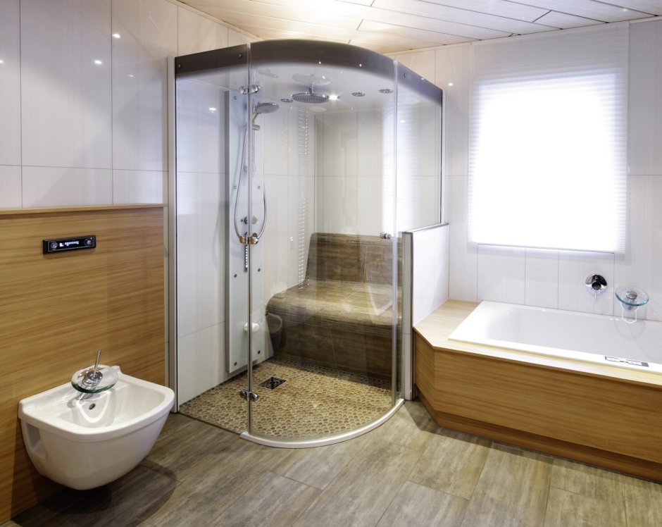 Ванные комнаты с душевой кабиной