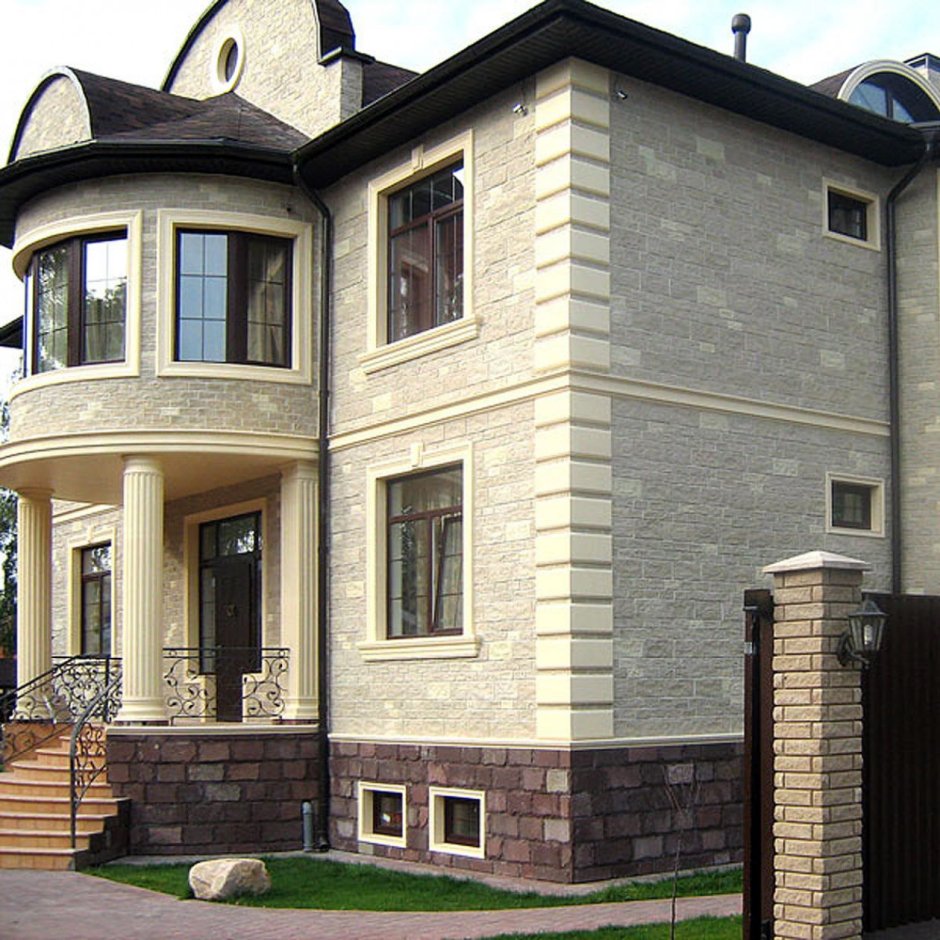 Декоративные фасады домов