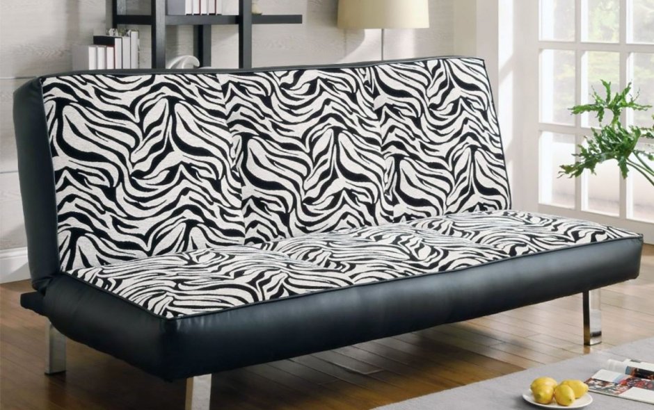 Мягкий диван клик-кляк Бриз Мюзик бирюза чехол