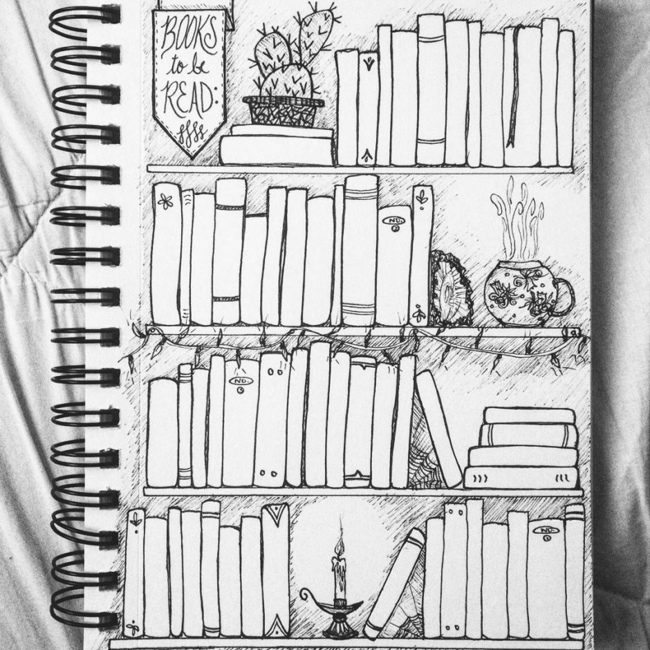Книжная полка для ежедневника