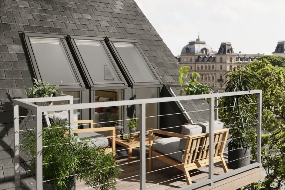 Velux терраса