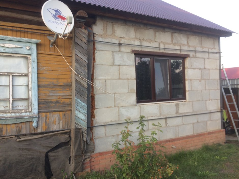 Стяжка дома в деревне