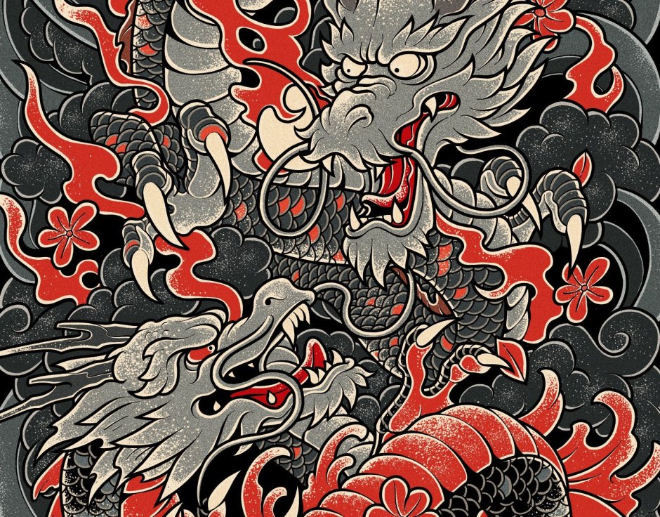 Японский дракон якудза