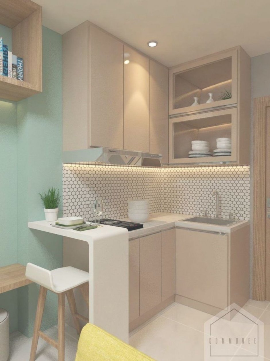 Мини кухни для малогабаритных квартир