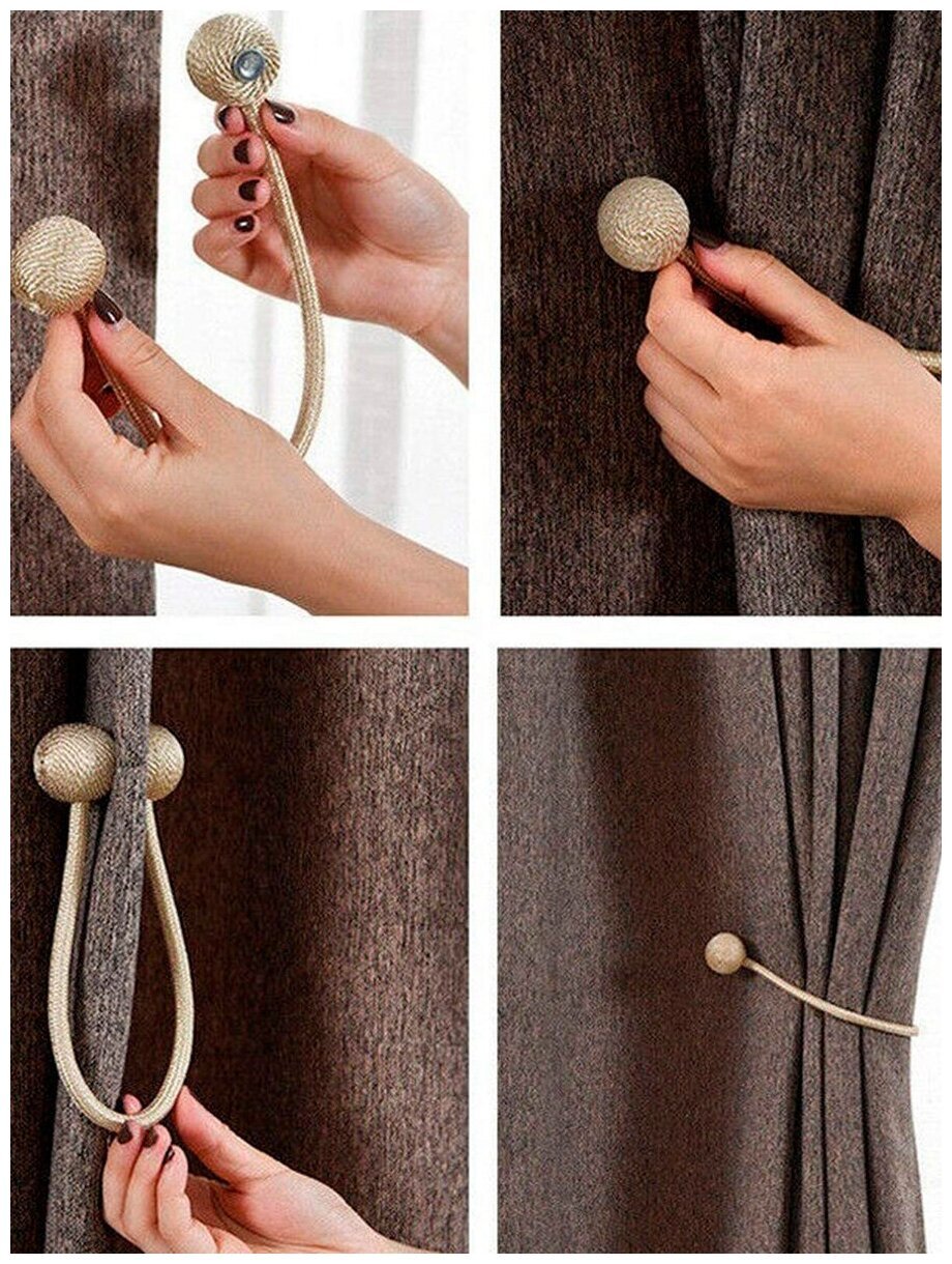 Металлический держатель для штор «Curtain attraction Appliance»
