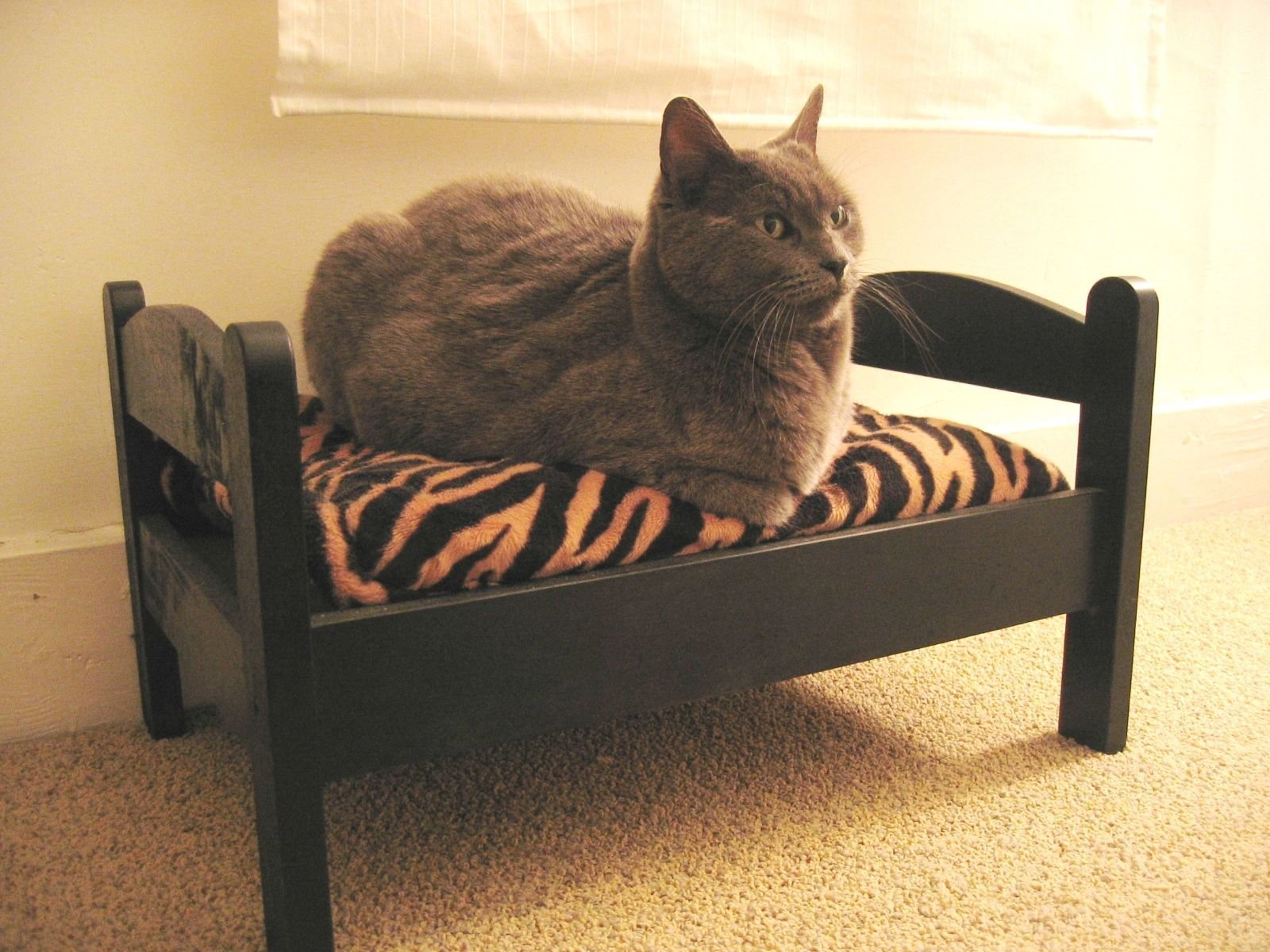 Кроватка для кошки своими руками