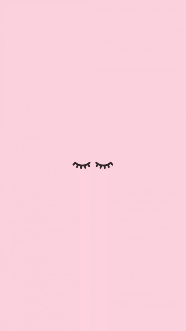 Розовые обои на телефон однотонные