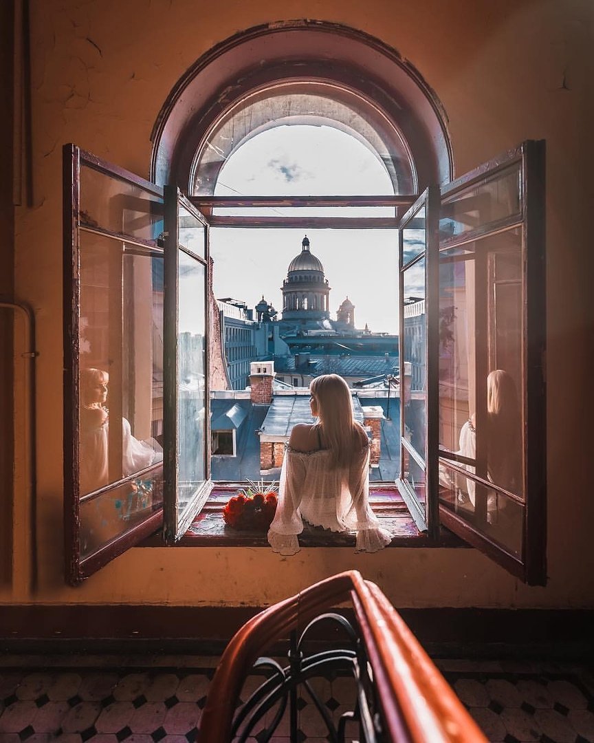 Петербург вид из окна