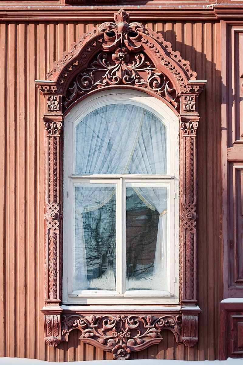 Наличники Тюменской резьбы
