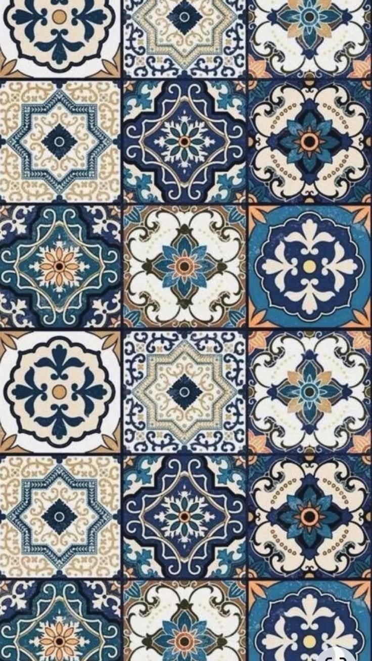 Плитка azulejo марокканский стиль