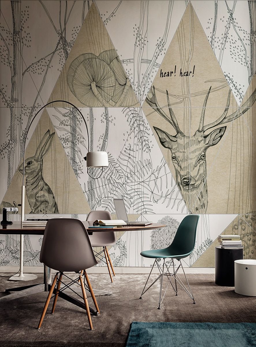 Необычный декор стен