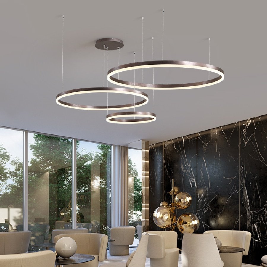 Люстра led Ceiling Lamp 6 кольца