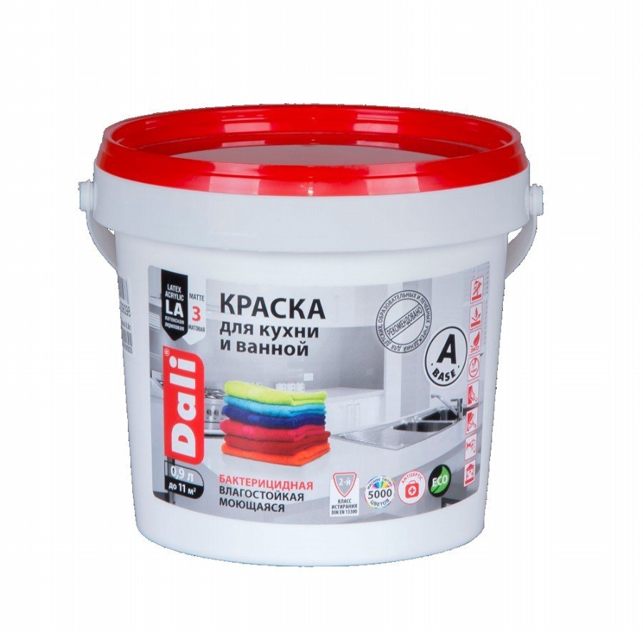 Краска для кухни и ванной jobi «EKOFARBE» цвет белый 5 л