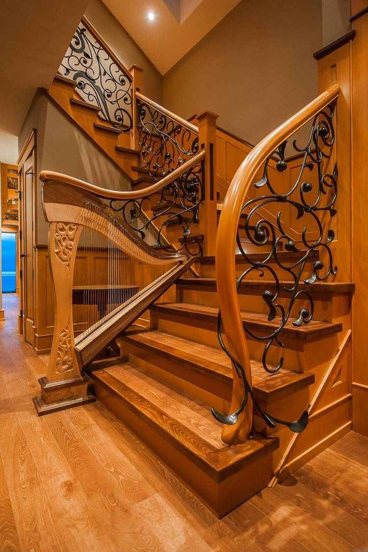 Лестницы в стиле Модерн ар нуво