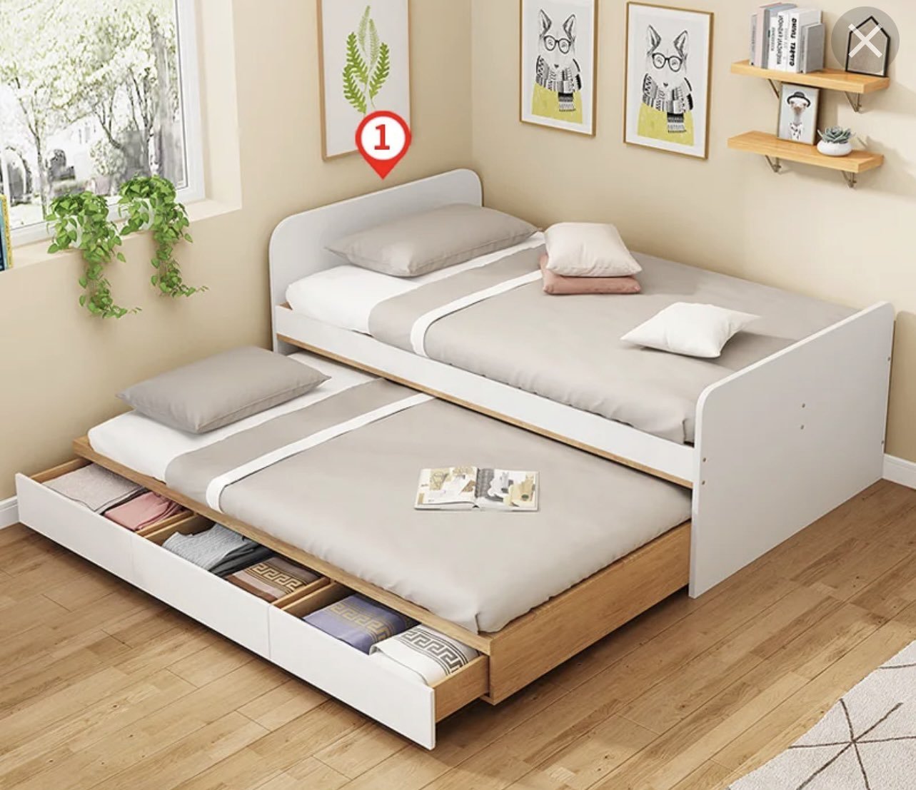 двуспальная кровать для ребенка