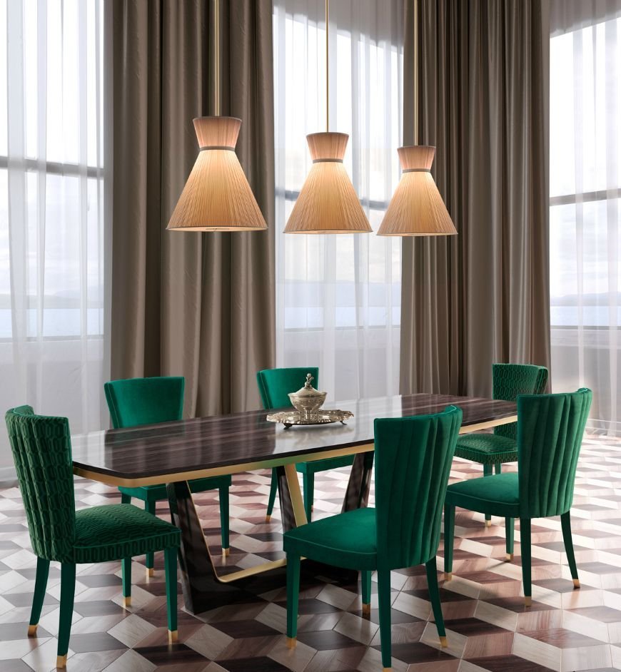 Green Velvet Armchair