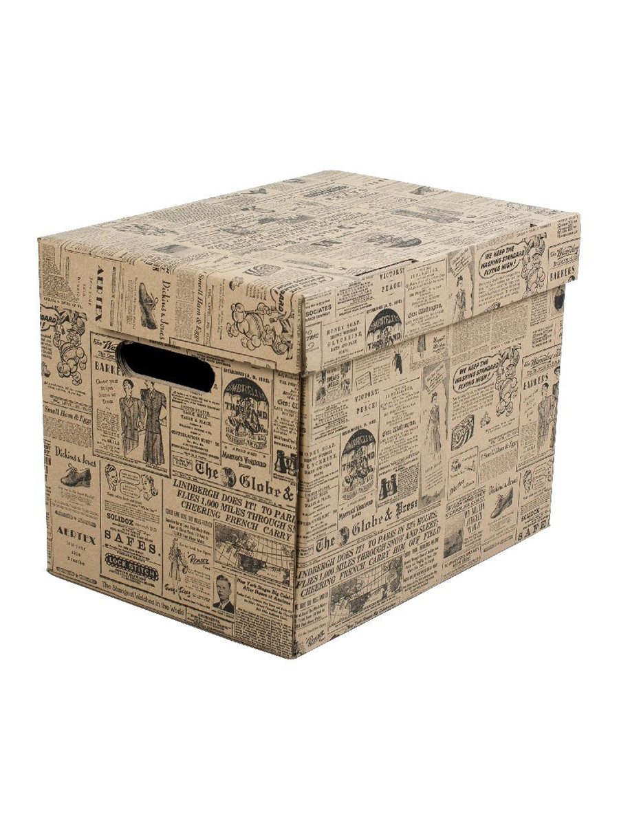 Декор картонной коробки