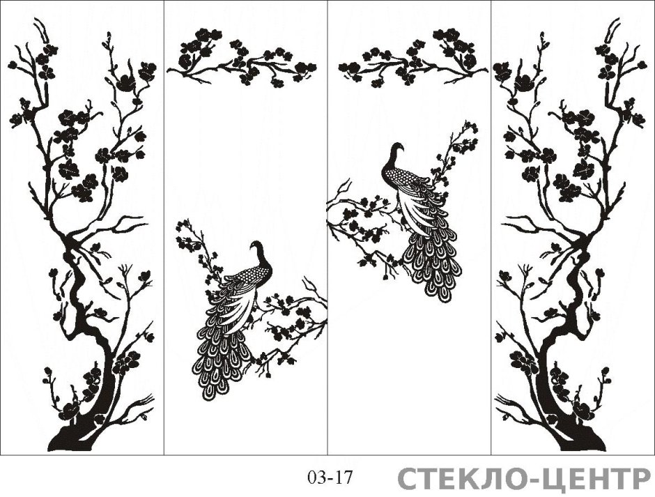 Трафарет для шкафа