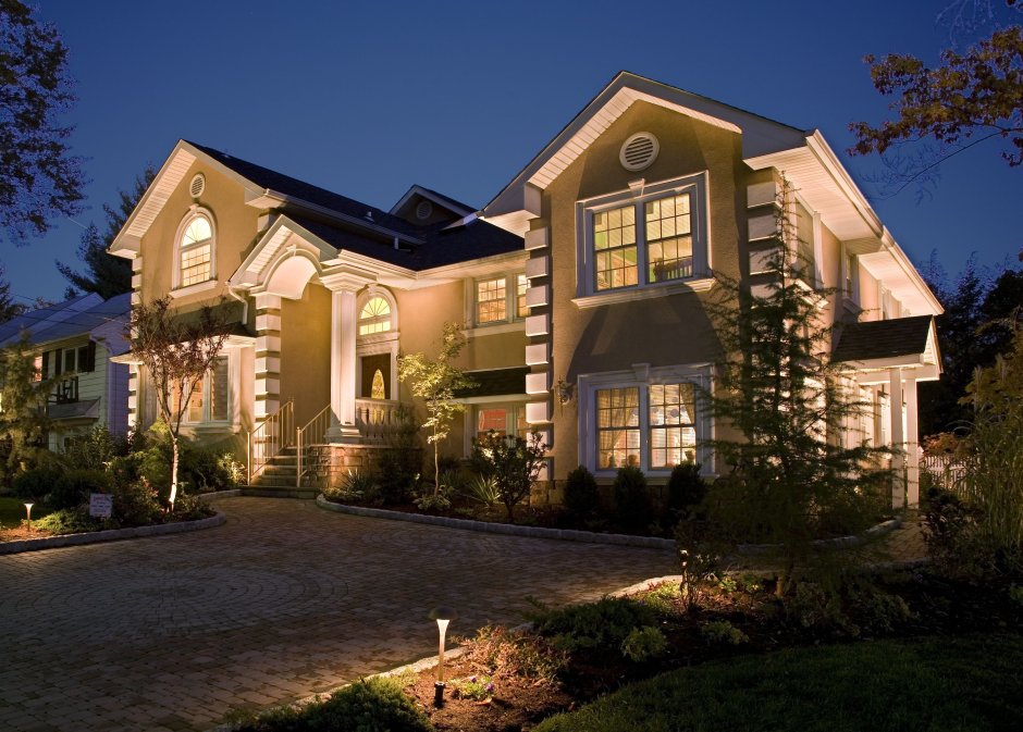 Подсветка загородных домов