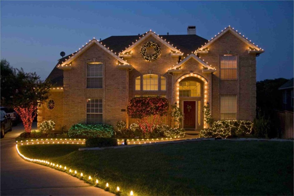 Внешнее освещение загородного дома