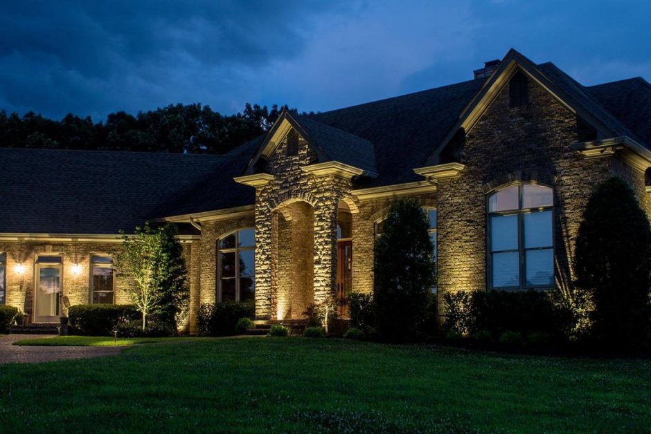 Подсветка загородных домов