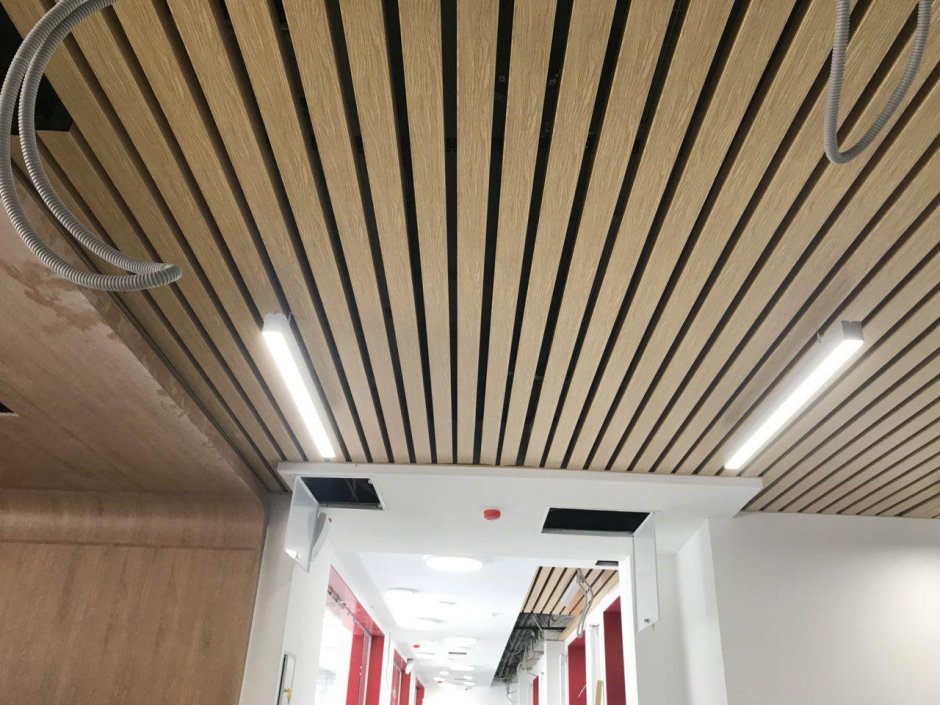 Стеновые панели коридор офис
