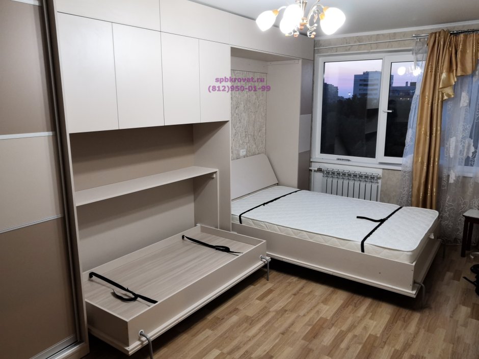 Стенка с подъемной кроватью