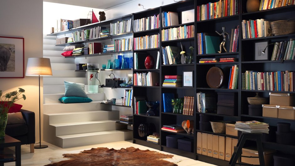 Книжная полка горизонтальная