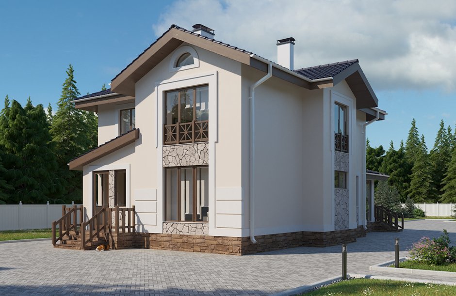 Проекты красивых домов из газобетона