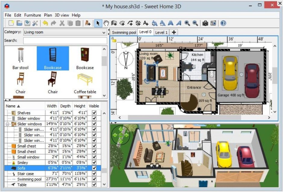 Revit 2d камин