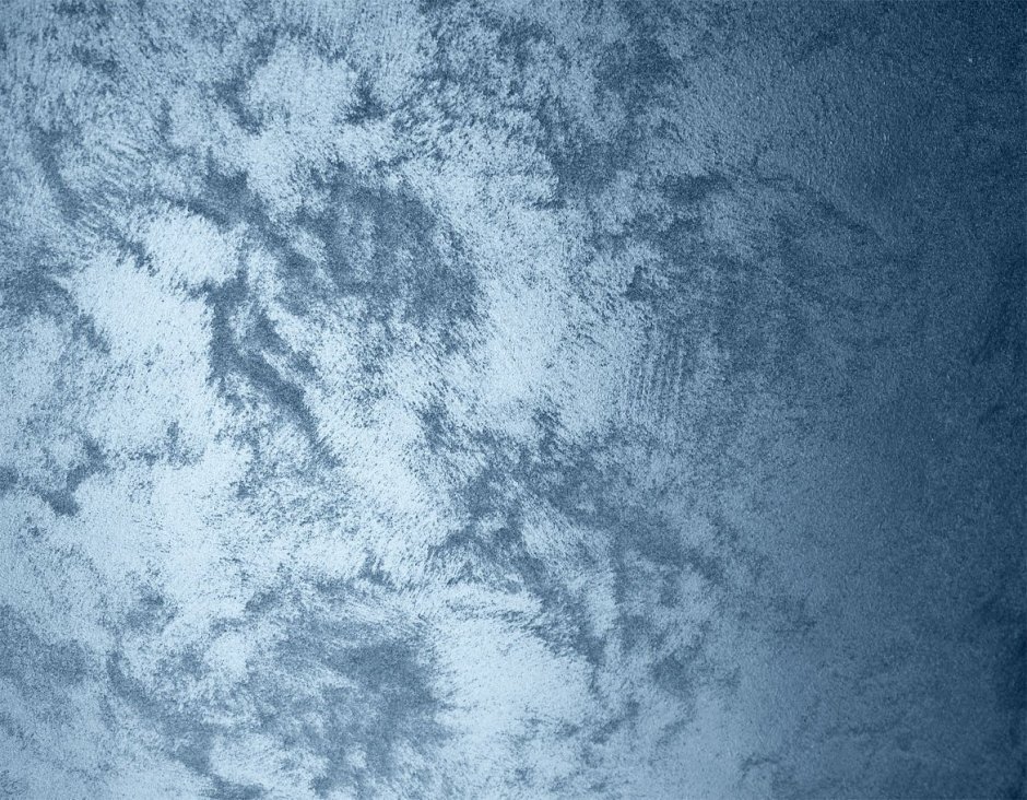 Венецианская штукатурка синяя