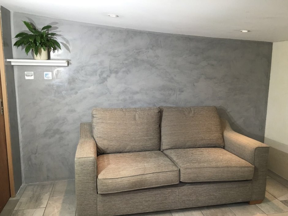 Голубая штукатурка