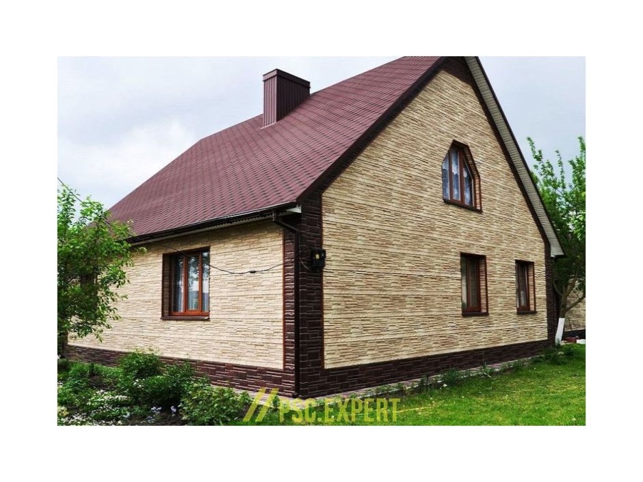 Панель фасадная Docke Berg золотой