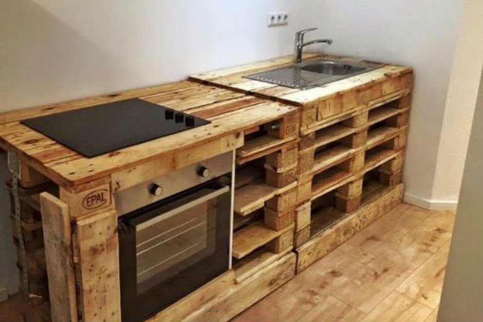 Кухонный гарнитур из фанеры