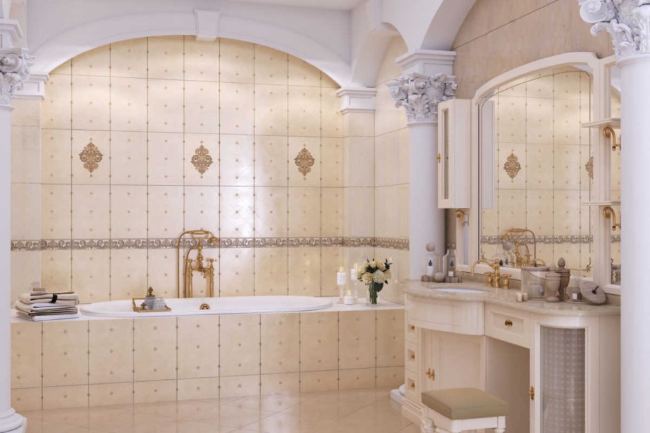 Плитка Global Tile Marseillaise бежевый