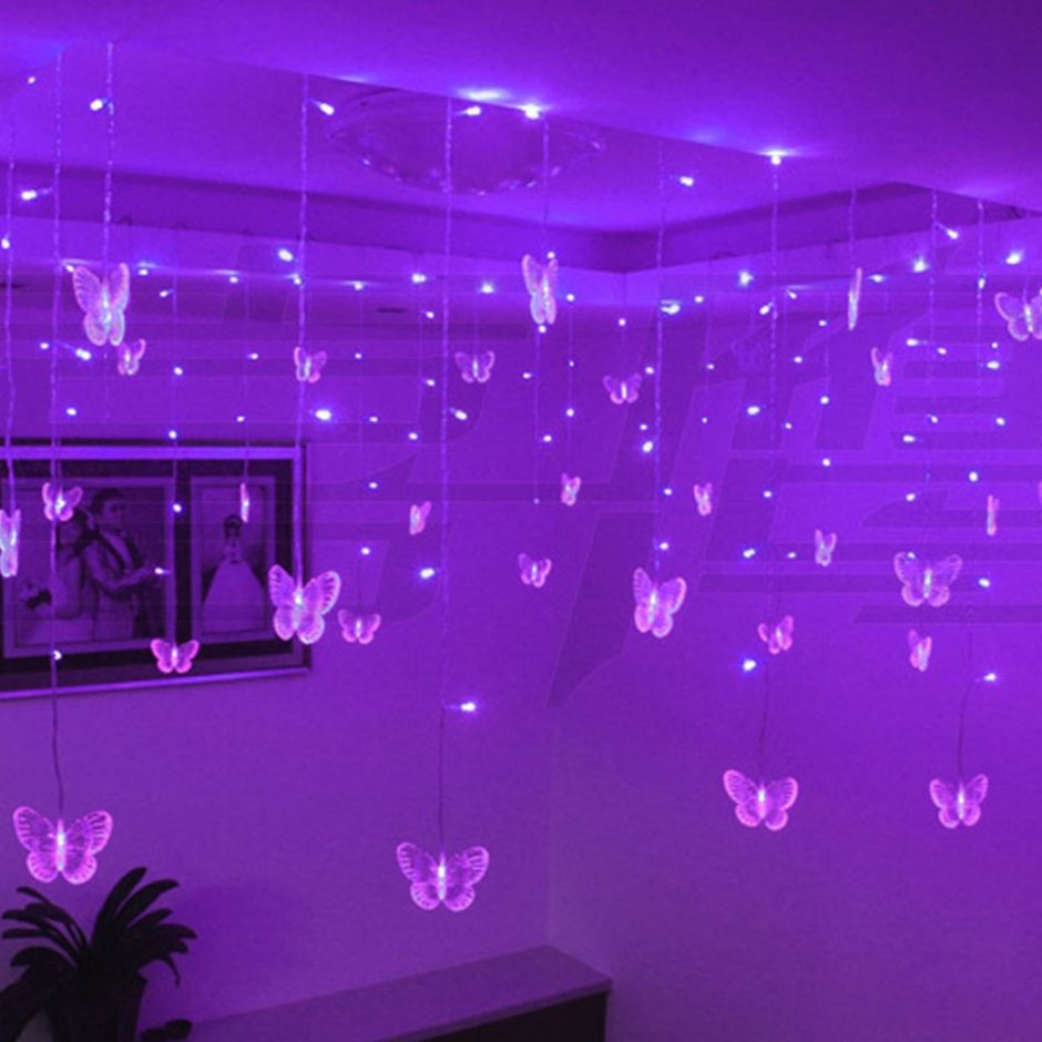 Фиолетовая подсветка