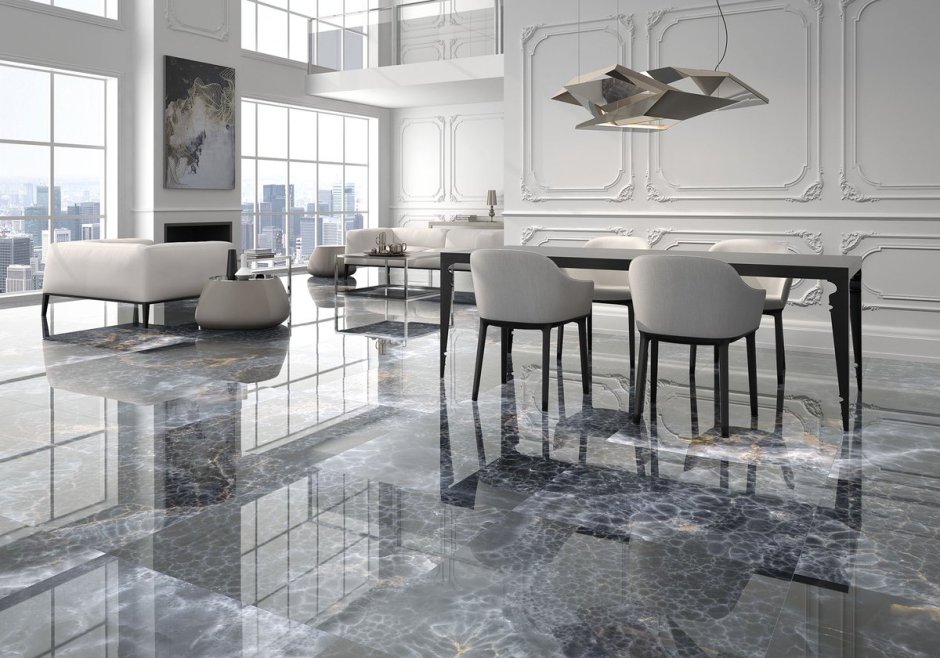 Керамогранит itt Ceramic Marble Sahara Bianco Polished