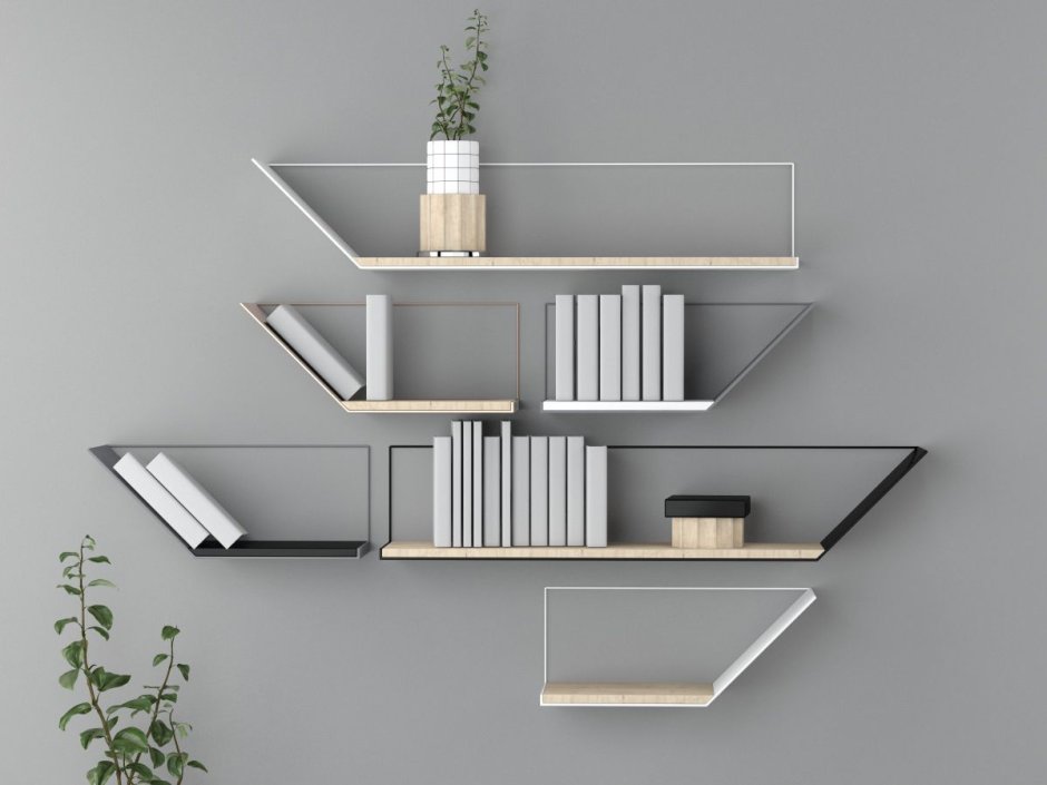 Полка книжная Oskar 1v