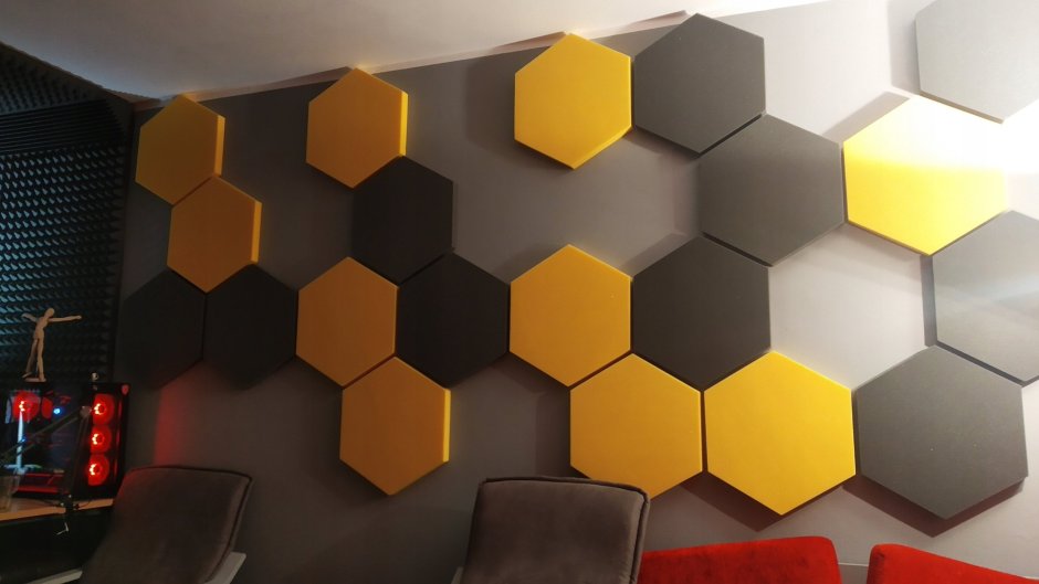 Шумопоглощающие панели Hexagon