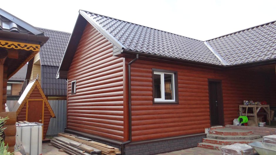 Софит металлический под камень