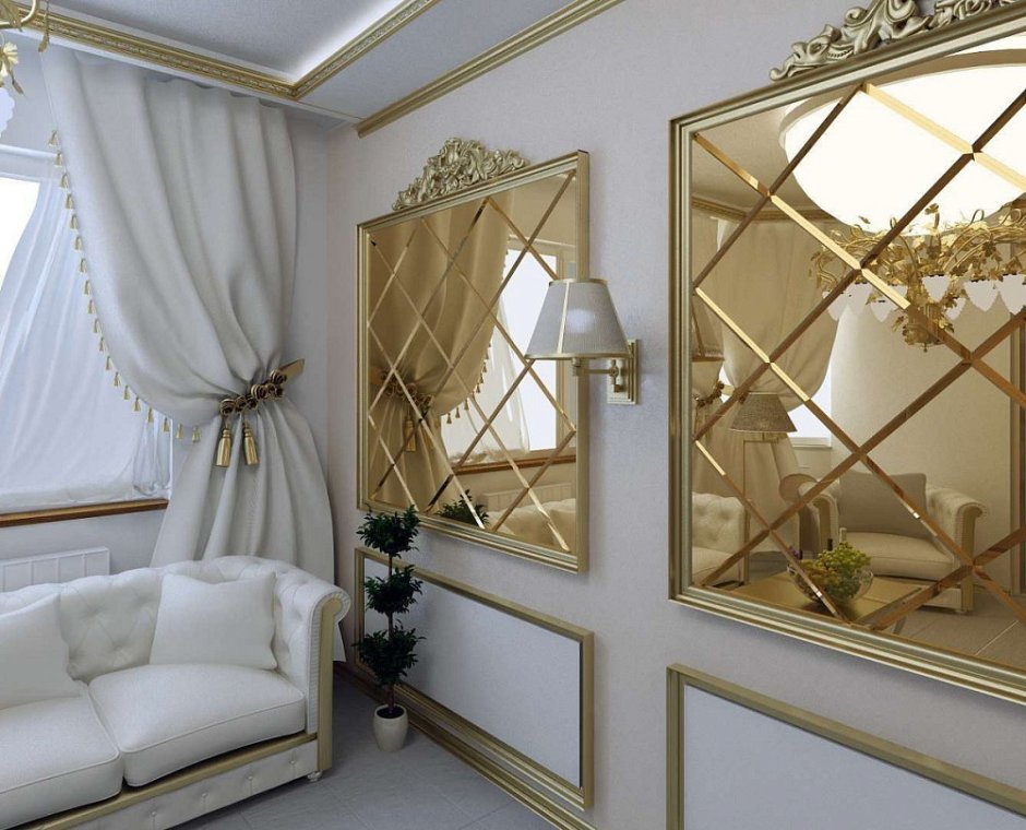 Зеркальное панно Illusion Silver md834sl