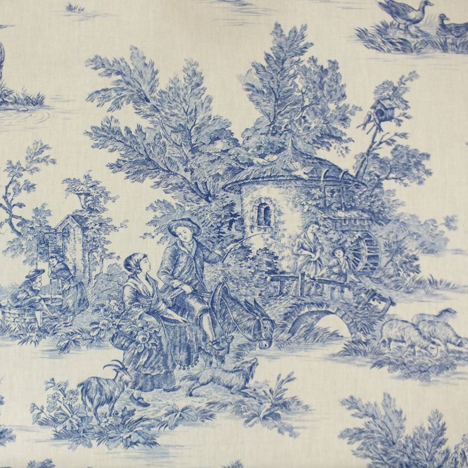 Стиль Туаль де жуи (toile de Jouy)