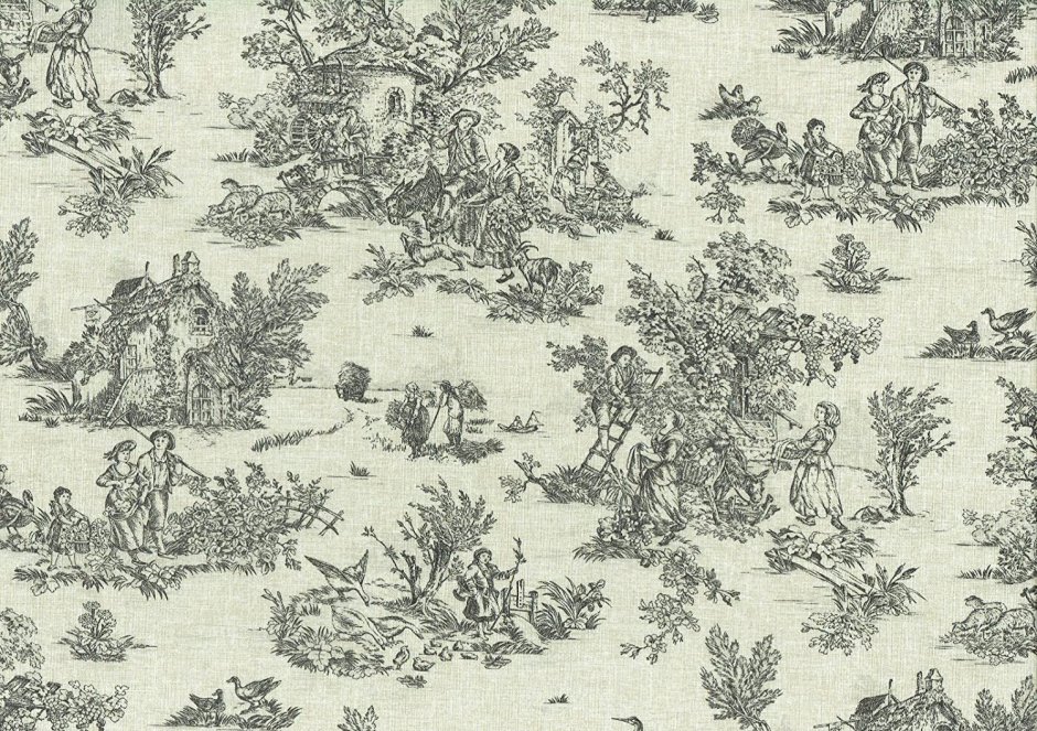 Туаль де жуи (toile de Jouy) ткань Ижевск