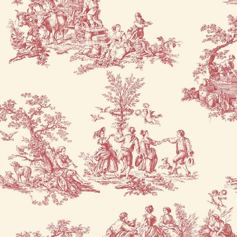 Стиль Туаль де жуи (toile de Jouy)