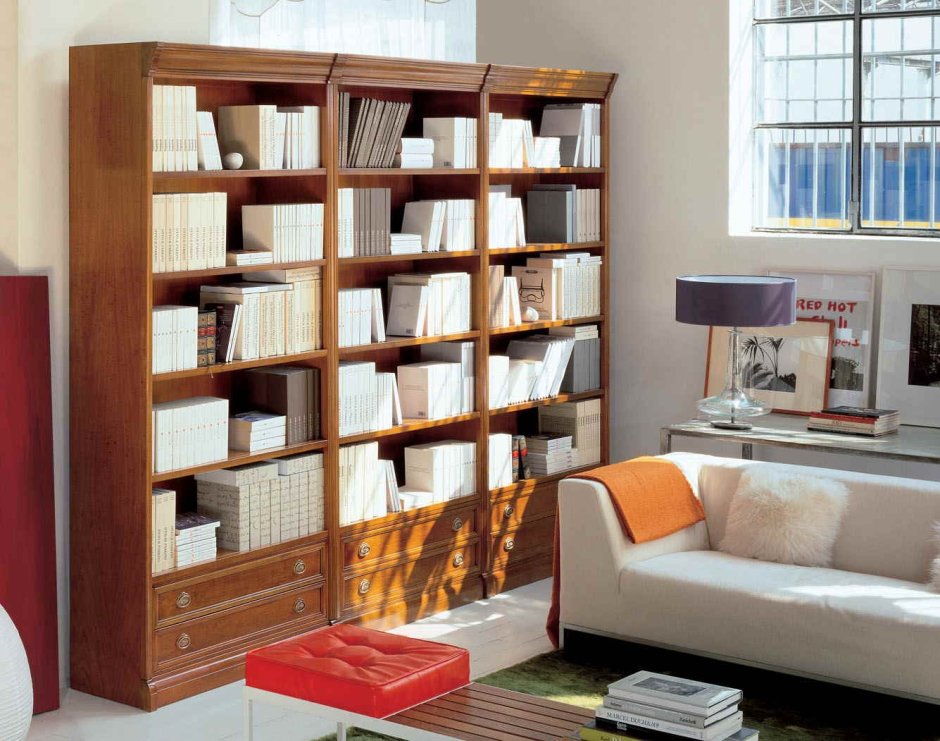 Книжный шкаф в стиле Неоклассика
