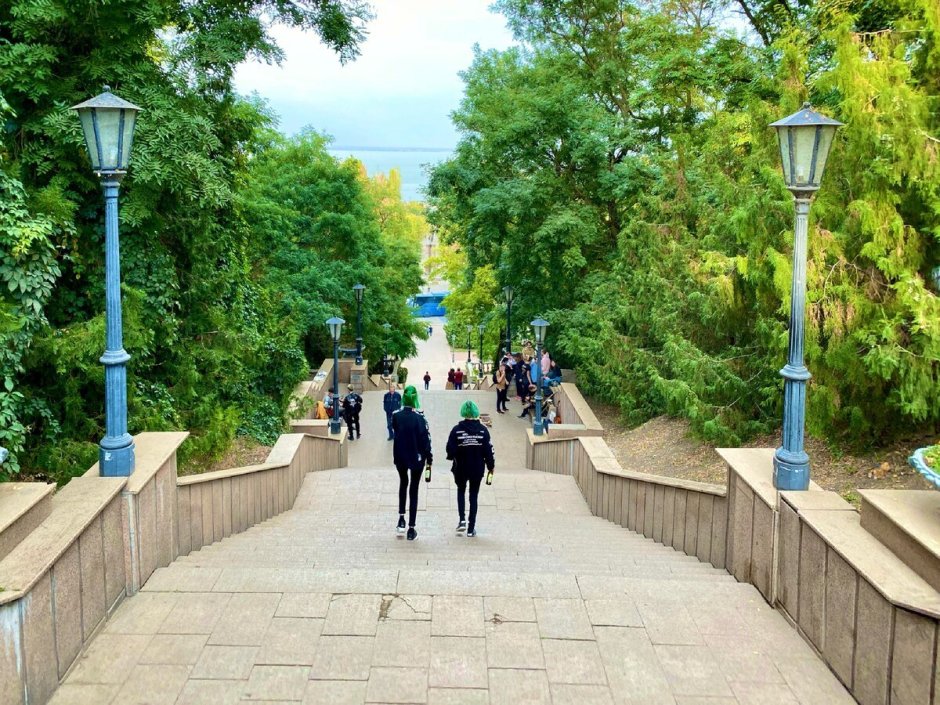 Каменная лестница в таганроге