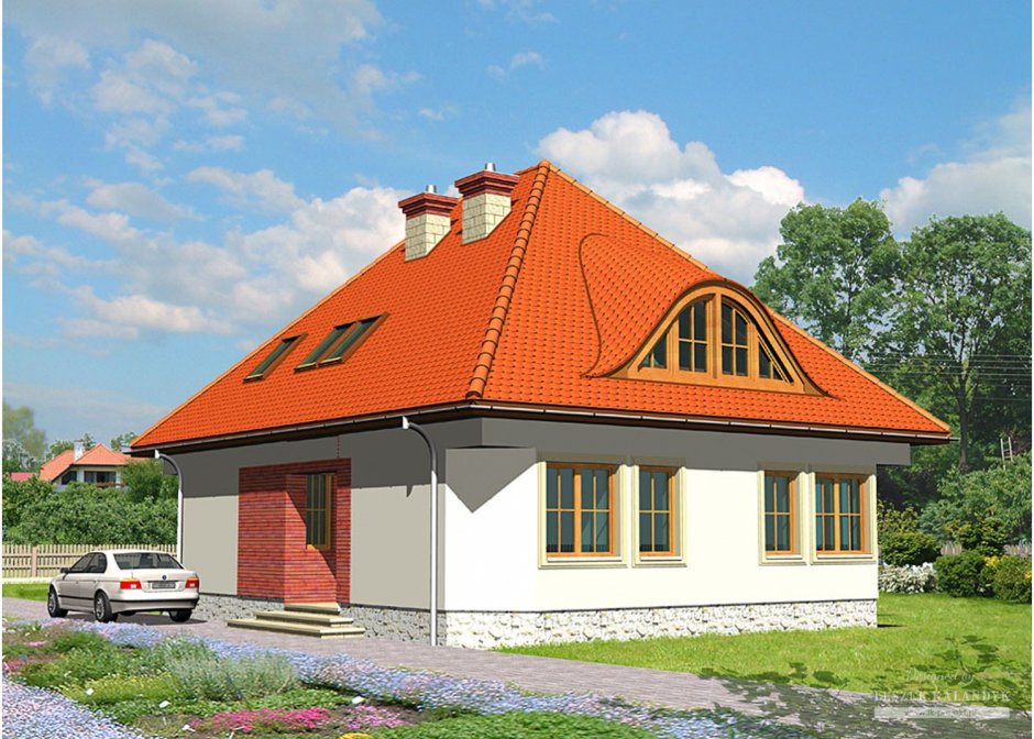 Четырехскатная крыша
