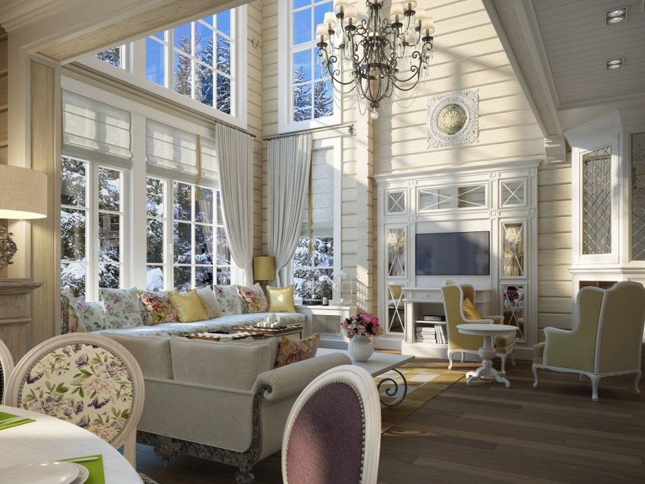 Красивые дома из бруса