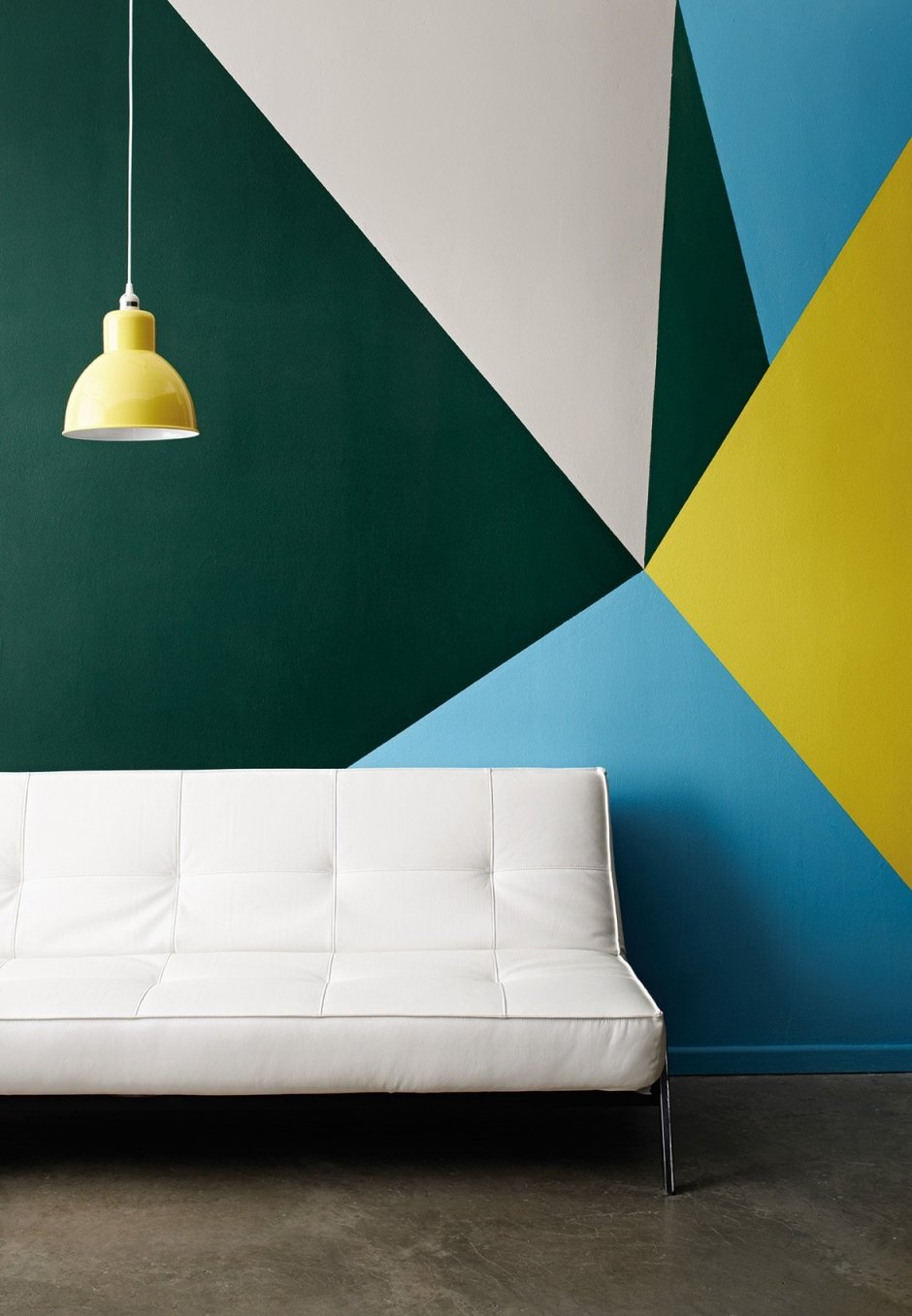 Покраска стен в интерьере